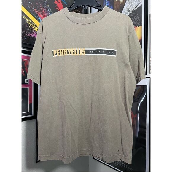 Vintage 90s Perry Ellis Tee - Picture 1 of 5